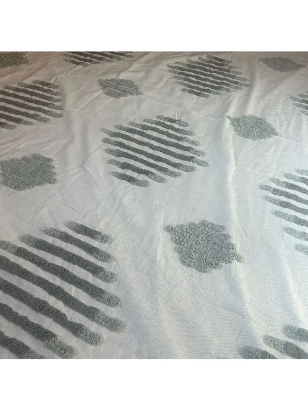 INK+IVY Duvet Cover Chenille Cotton Blend King Boho Minimalist Cozy Thick